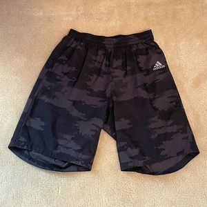 Black Camo Adidas Shorts S